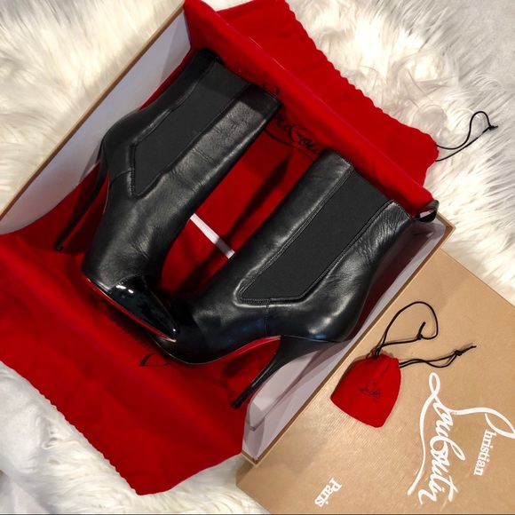 Christian Louboutin Shoes - Christian Louboutin Black Tucson 120 Booties